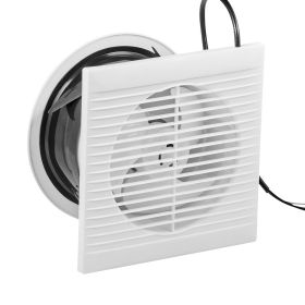 6 inch Through-The-Wall Ventilation Fan, 110 CFM Through Wall Exhaust Fan with AC Motor, Quiet Vent Easy Installation for Bathroom,Garage,Laundry Room
