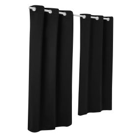 Blackout Curtains, 63 Inch Length 2 Panels Set, 42 Inch Wide Each, Thermal Insulated Blackout Light Blocking Drapes, with Grommets
