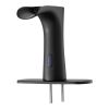 Touchless Bathroom Sink Faucet, Automatic Motion Sensor Waterfall Restroom Toilet Faucet with Hole Cover Plate
