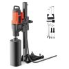 Diamond Core Drilling Machine, 10in Wet Concrete Core Drill Rig with Stand Wheels, 750RPM Speed & 1-1/4" Thread & Lifting Handle