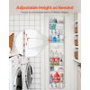 Over the Door Pantry Organizer, 10-Tier Pantry Organization and Storage, Heavy-Duty Steel Hanging Spice Rack, Adjustable Wall Seasoning Shelves