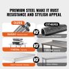 Stainless Steel Food Prep Table, 18 x 36 x 34 Inch Commercial Kitchen Worktable, with 2 Adjustable Undershelf