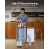 Cleaning Keg, 1.75 Gallon/6.5L Keg Line Cleaning Kit with D Coupler Connection & Rubber Base, Beer Lines Cleaner Used for Beer Line Cleaning