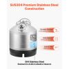 Cleaning Keg, 1.75 Gallon/6.5L Keg Line Cleaning Kit with D Coupler Connection & Rubber Base, Beer Lines Cleaner Used for Beer Line Cleaning