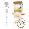 16Oz Commercial Popcorn Machine With Cart and 16 Oz Kettle , Movie Theater Popcorn Machine