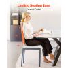 Modern Dining Room Accent Chairs Set of 6, Upholstered Leather Side Chair for Dining Tables