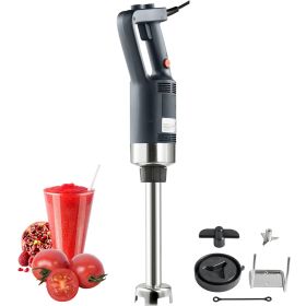 Commercial Immersion Blender, 500 Watt Heavy Duty Hand Mixer, Variable Speed Kitchen Stick Mixer with 304 Stainless Steel Blade (Rod Size: 10 inch)